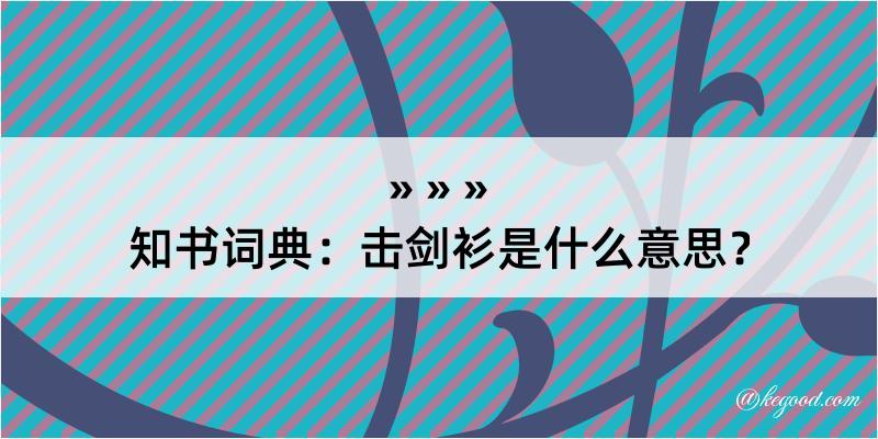 知书词典：击剑衫是什么意思？