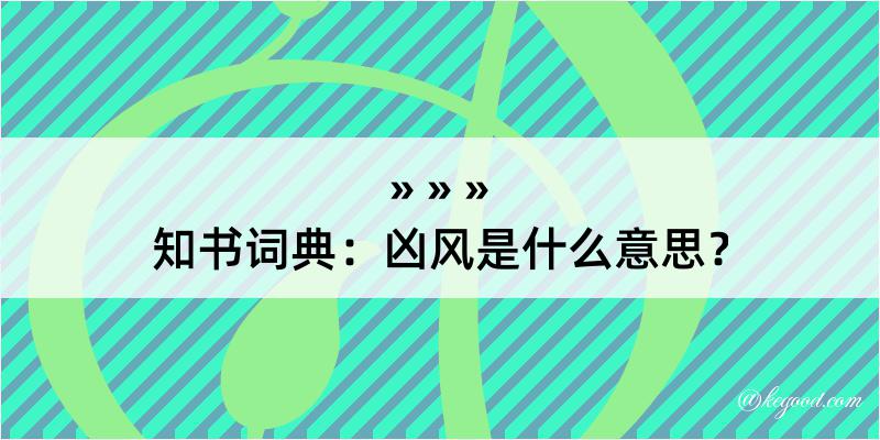 知书词典：凶风是什么意思？