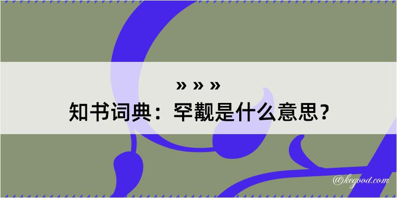 知书词典：罕觏是什么意思？