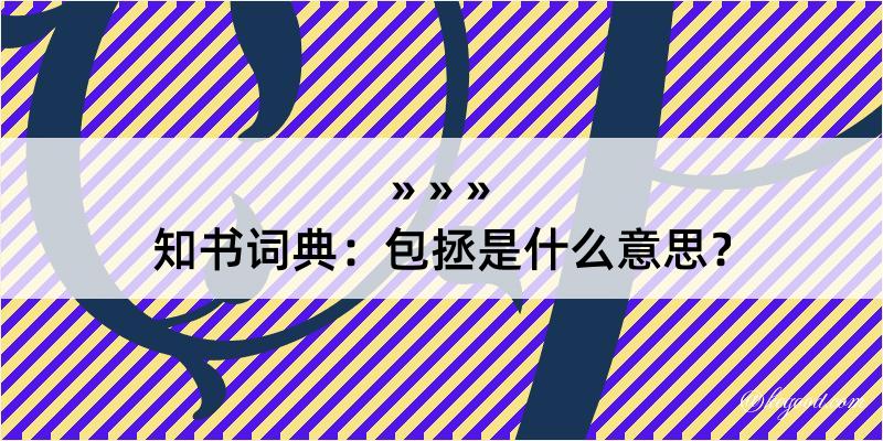 知书词典：包拯是什么意思？