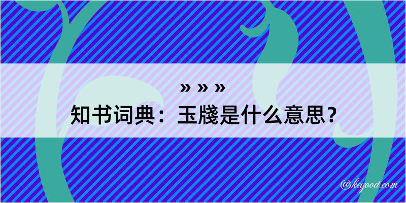 知书词典：玉牋是什么意思？