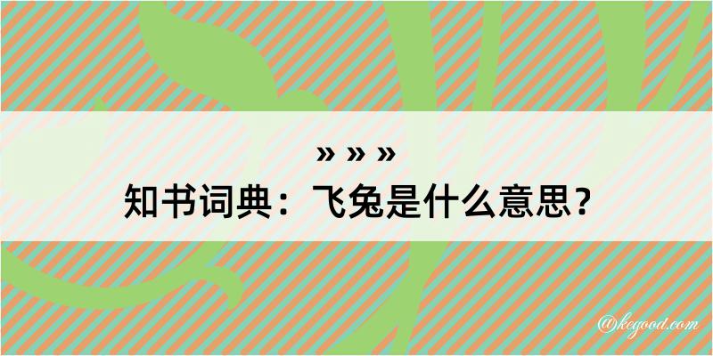 知书词典：飞兔是什么意思？