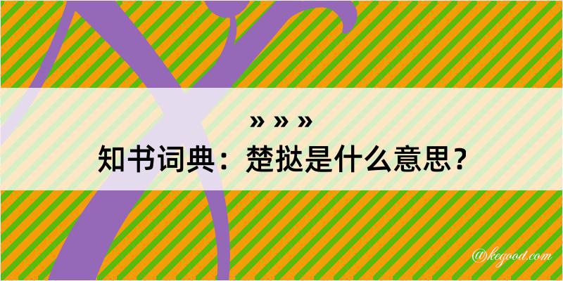 知书词典：楚挞是什么意思？