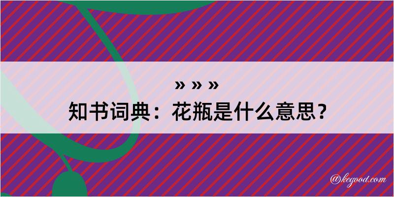 知书词典：花瓶是什么意思？