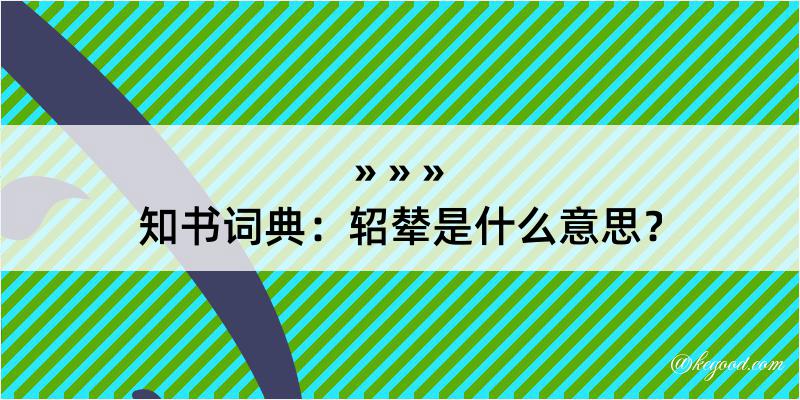 知书词典：轺辇是什么意思？