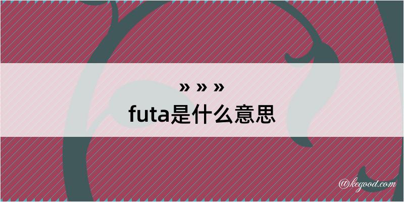 futa是什么意思