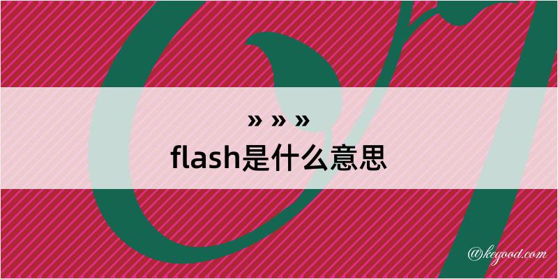 flash是什么意思