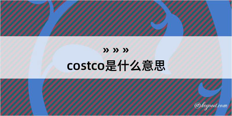 costco是什么意思