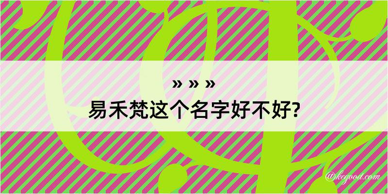 易禾梵这个名字好不好?