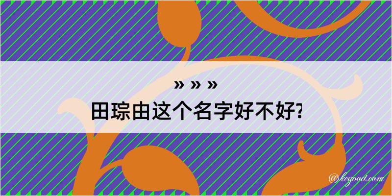 田琮由这个名字好不好?