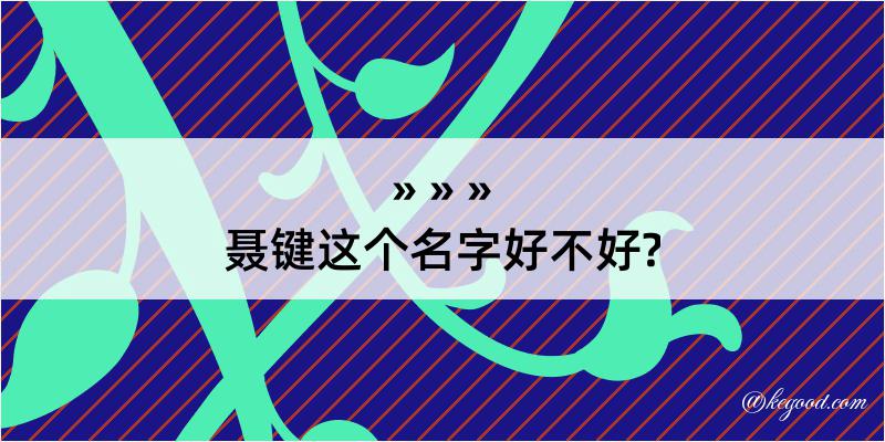 聂键这个名字好不好?