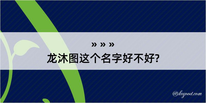 龙沐图这个名字好不好?