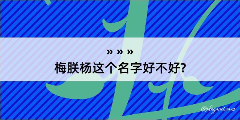 梅朕杨这个名字好不好?