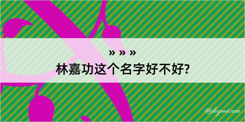 林嘉功这个名字好不好?