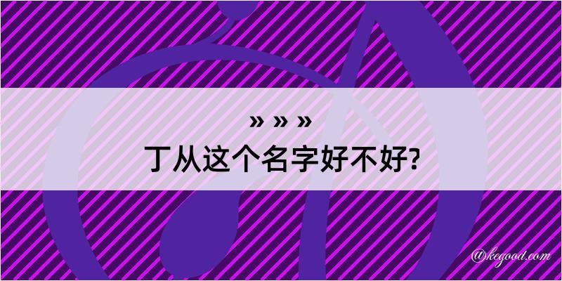 丁从这个名字好不好?