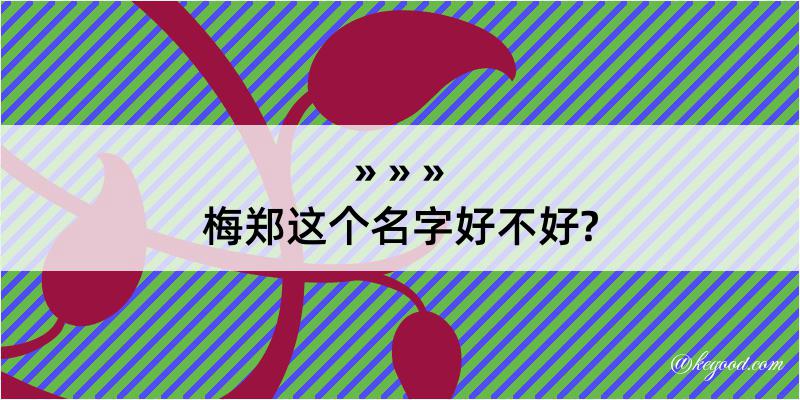 梅郑这个名字好不好?