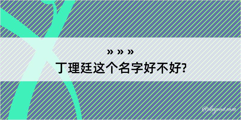 丁理廷这个名字好不好?