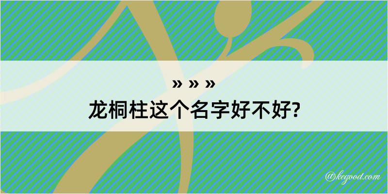 龙桐柱这个名字好不好?