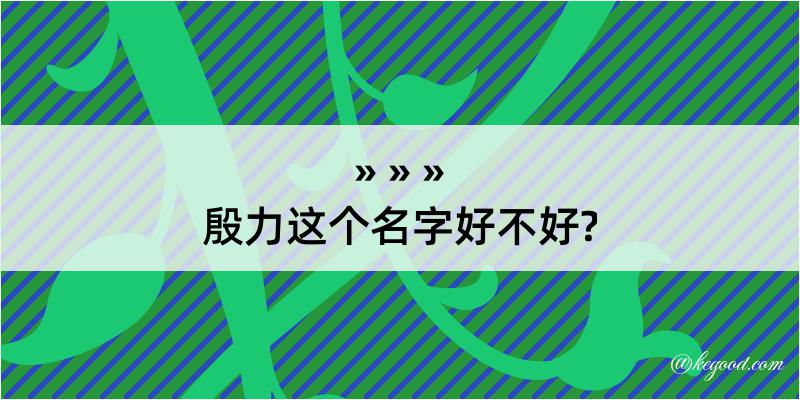 殷力这个名字好不好?