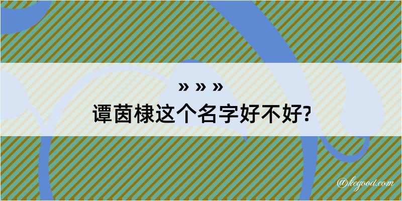 谭茵棣这个名字好不好?