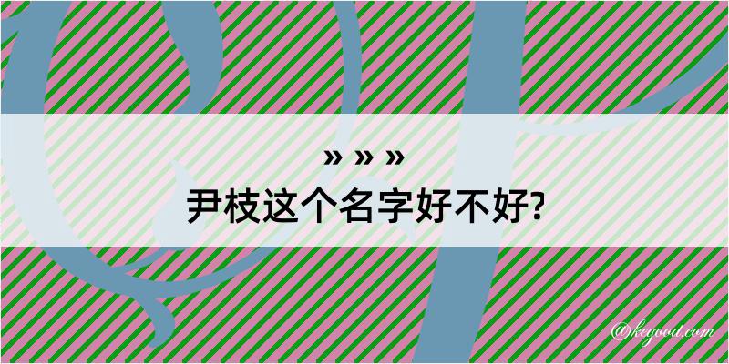 尹枝这个名字好不好?