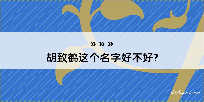 胡致鹤这个名字好不好?