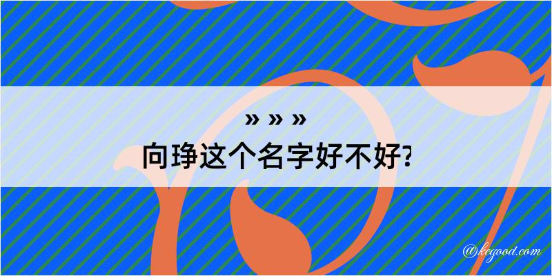 向琤这个名字好不好?