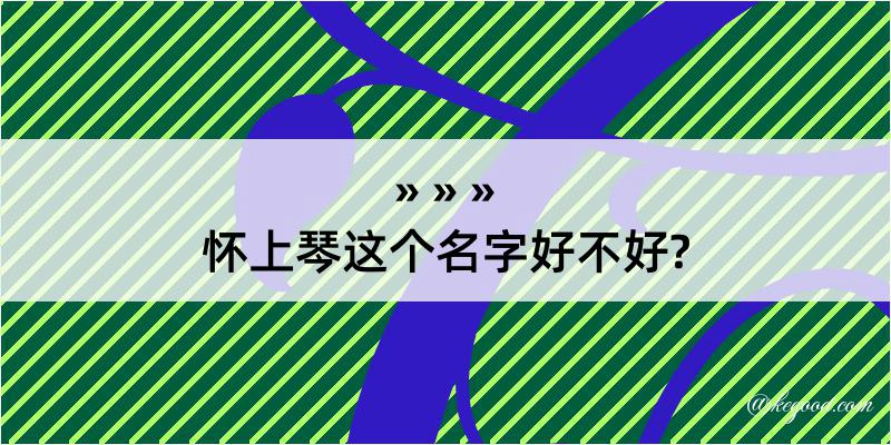 怀上琴这个名字好不好?