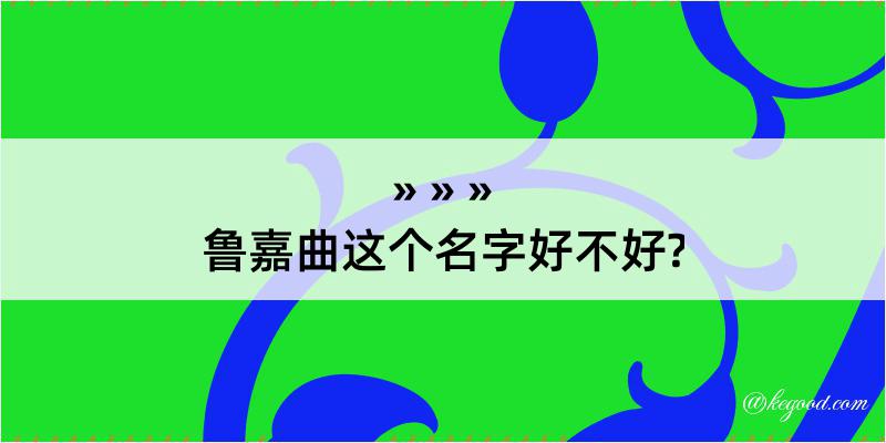 鲁嘉曲这个名字好不好?