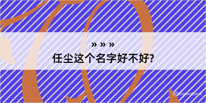 任尘这个名字好不好?