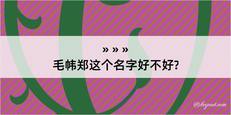 毛帏郑这个名字好不好?