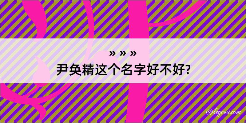 尹奂精这个名字好不好?