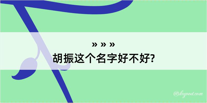 胡振这个名字好不好?