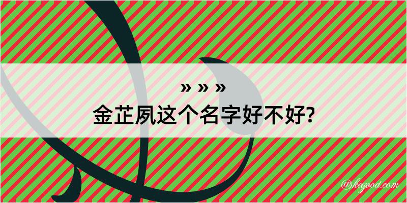 金芷夙这个名字好不好?