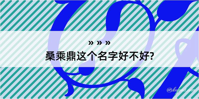 桑乘鼎这个名字好不好?