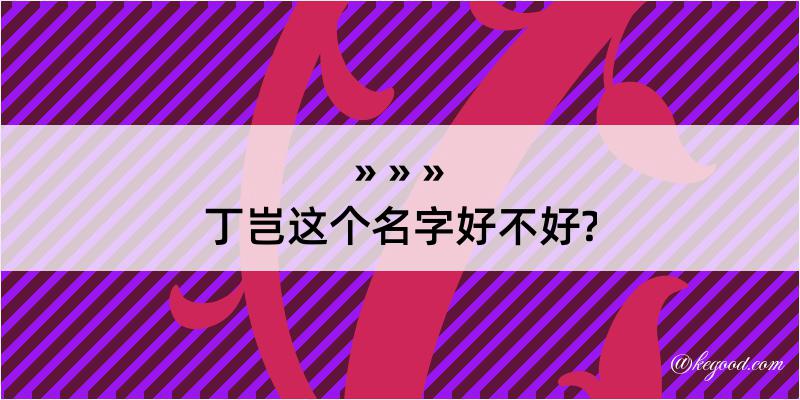 丁岂这个名字好不好?