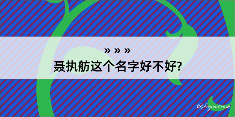 聂执舫这个名字好不好?