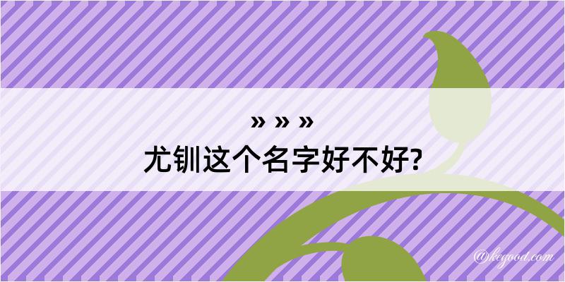 尤钏这个名字好不好?