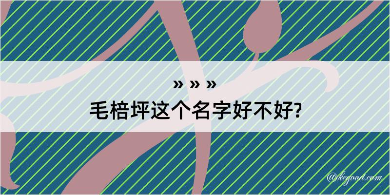 毛棓坪这个名字好不好?