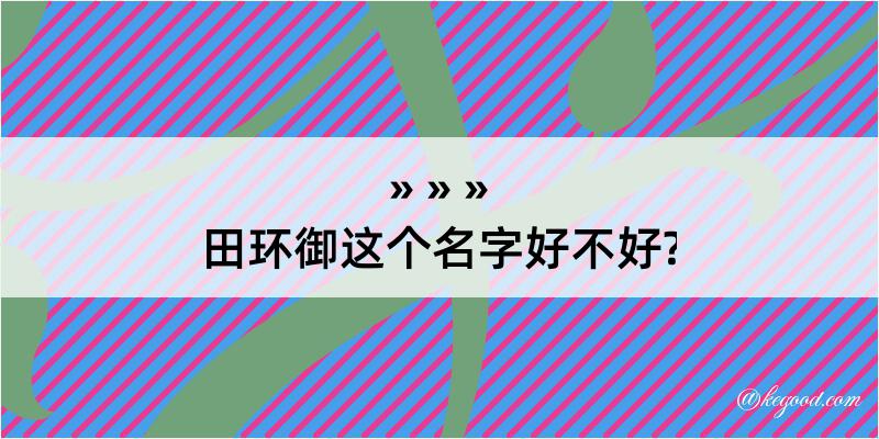 田环御这个名字好不好?