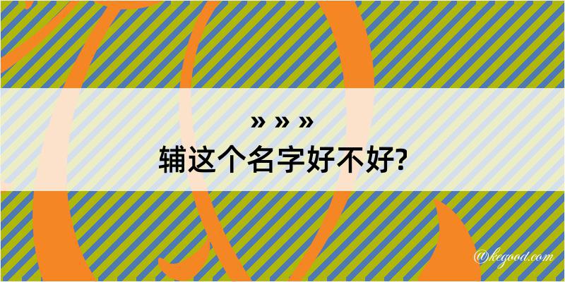 辅这个名字好不好?