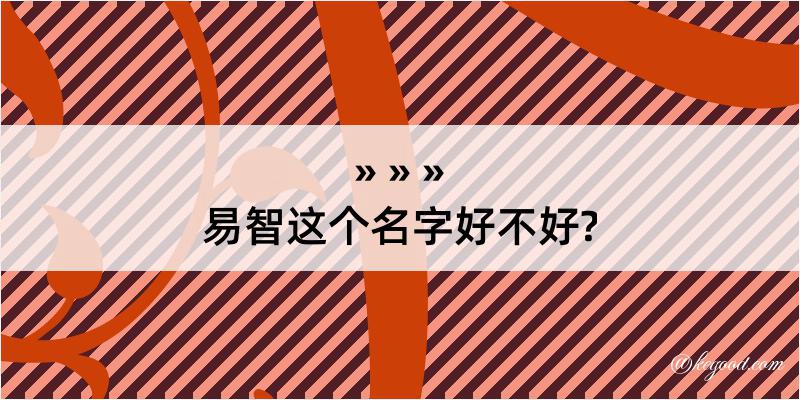 易智这个名字好不好?