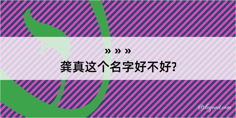 龚真这个名字好不好?