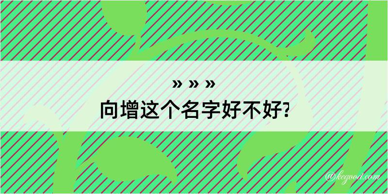 向增这个名字好不好?