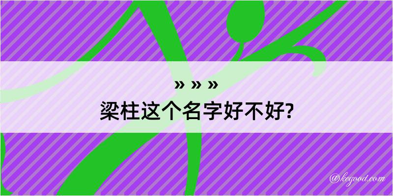 梁柱这个名字好不好?