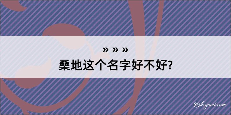 桑地这个名字好不好?