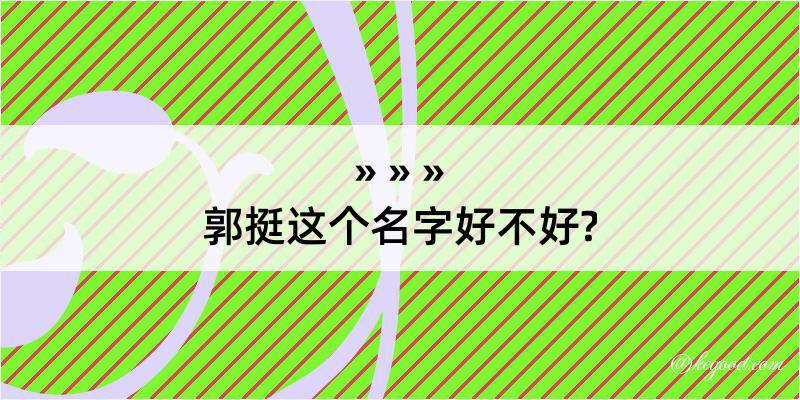 郭挺这个名字好不好?