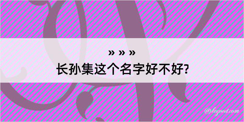 长孙集这个名字好不好?