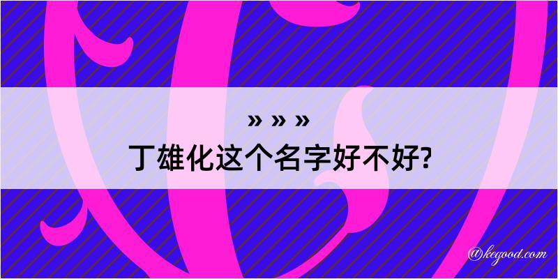 丁雄化这个名字好不好?