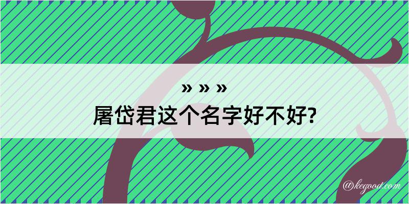 屠岱君这个名字好不好?